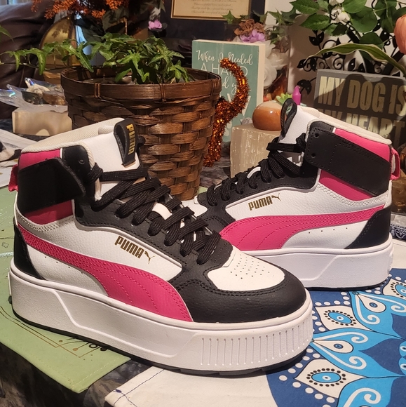 Blowfish Shoes - Women's Puma Karmen Rebelle Mid Sustainable Platform Sneakers